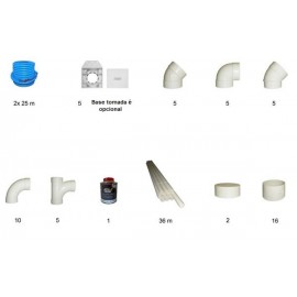 Kit Pré Instalação Completo 5 Tomadas